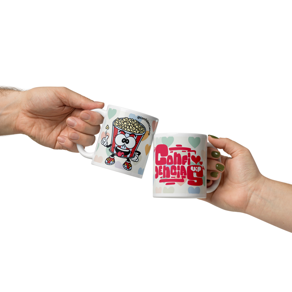 Taza ConfidenciasVIP | Palomitas con Amor