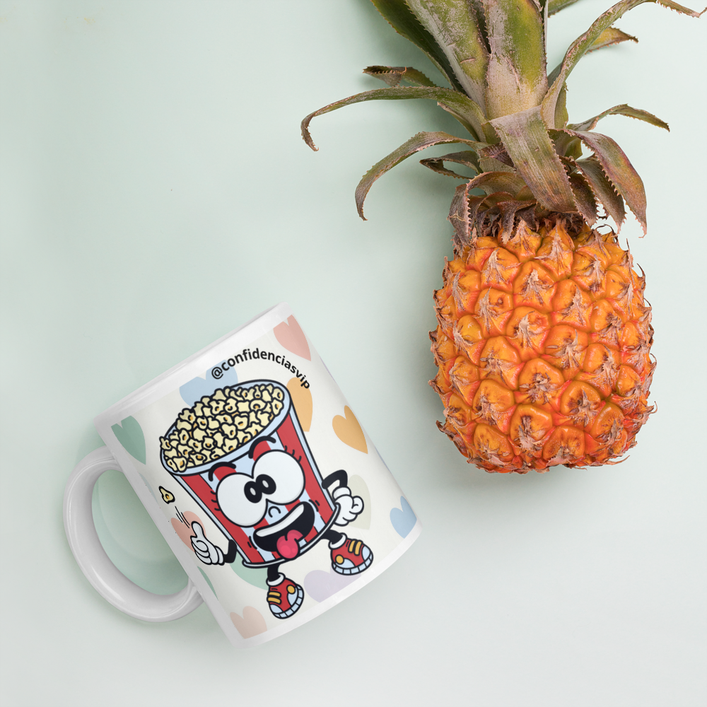 Taza ConfidenciasVIP | Palomitas con Amor